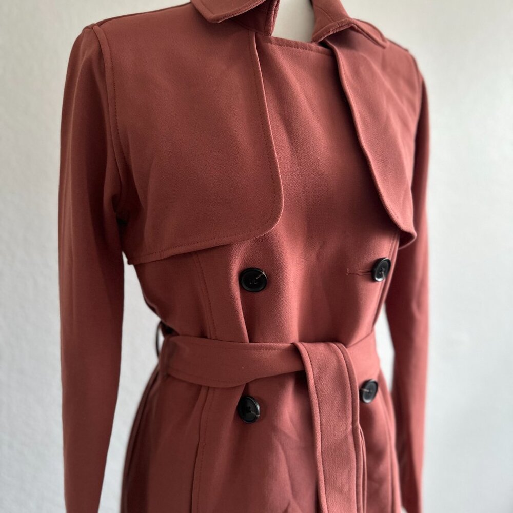 Abercrombie & Fitch Rust Trench Coat